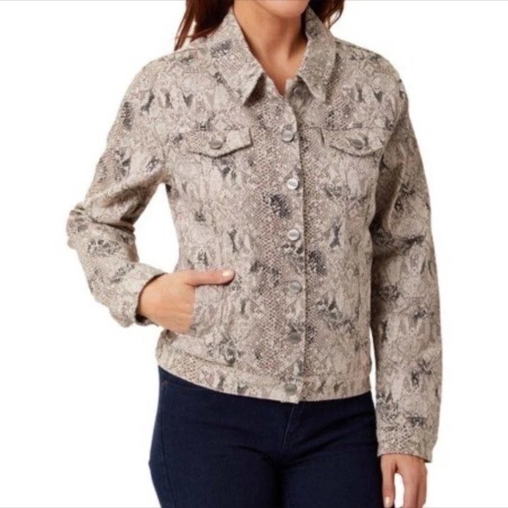 Nanette Lepore Python Print Jacket - image 1